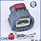2 Pin Auto Waterproof Connector Water Tank Electronic Fan Controller Cooling Fan Module Regulator Plug 7283-5596-10 7282-5596-10