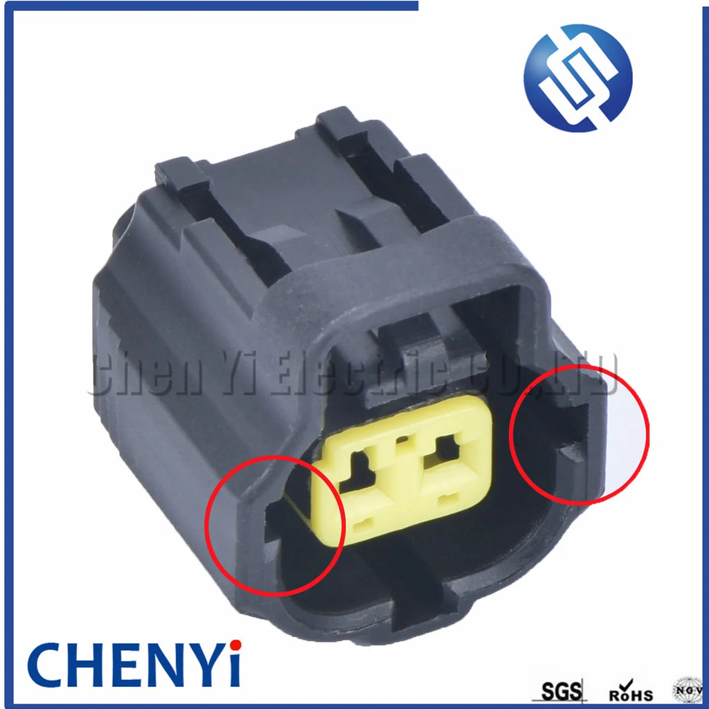 1 set 2 Pin way 1.8 mm female waterproof cable connector plug 178390-1 water temperature sensor 178390-2（Many forms）