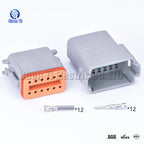 Deutsch DT connector DT06-2S/DT04-2P/DT06-3S/DT04-3P/DT06-4S/DT04-4P 6P 8P 12P Auto Waterproof Connector Automotive Sealed Plug