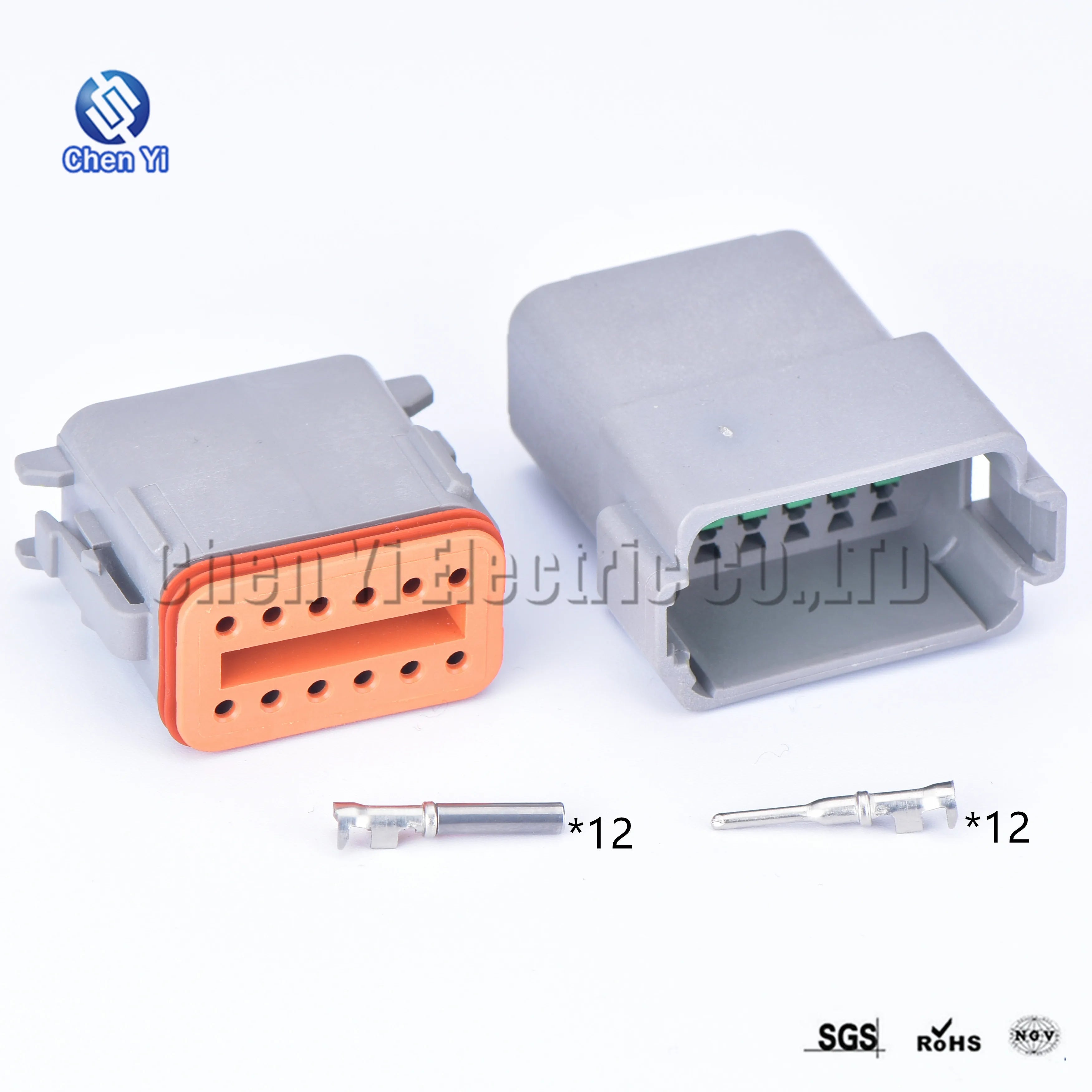 Deutsch DT connector DT06-2S/DT04-2P/DT06-3S/DT04-3P/DT06-4S/DT04-4P 6P 8P 12P Auto Waterproof Connector Automotive Sealed Plug