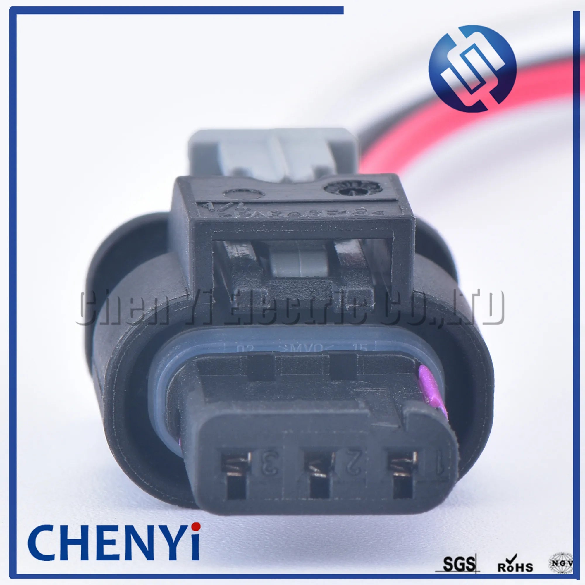 3 Pin PDC Parking Sensor Plug Connector For PASSAT A1 A3 A4 A6 A7 Q5 Q7 R8 4F0973703 1718653-1 4F0 973 703 With 15cm wire