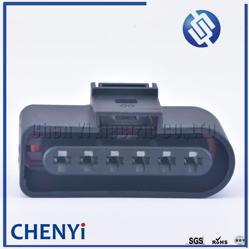 6 Pin 3.5mm female or male auto waterproof cable electrical pump connector ignition coil wire harness plug 1J0973726 1J0 973 726