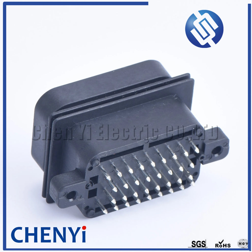 1set 4-1437290-0 2-6447232-3 SUPERSEAL 34 Pin electrical female male Straight PCB Socket Wire-to-Board connector ECU plug