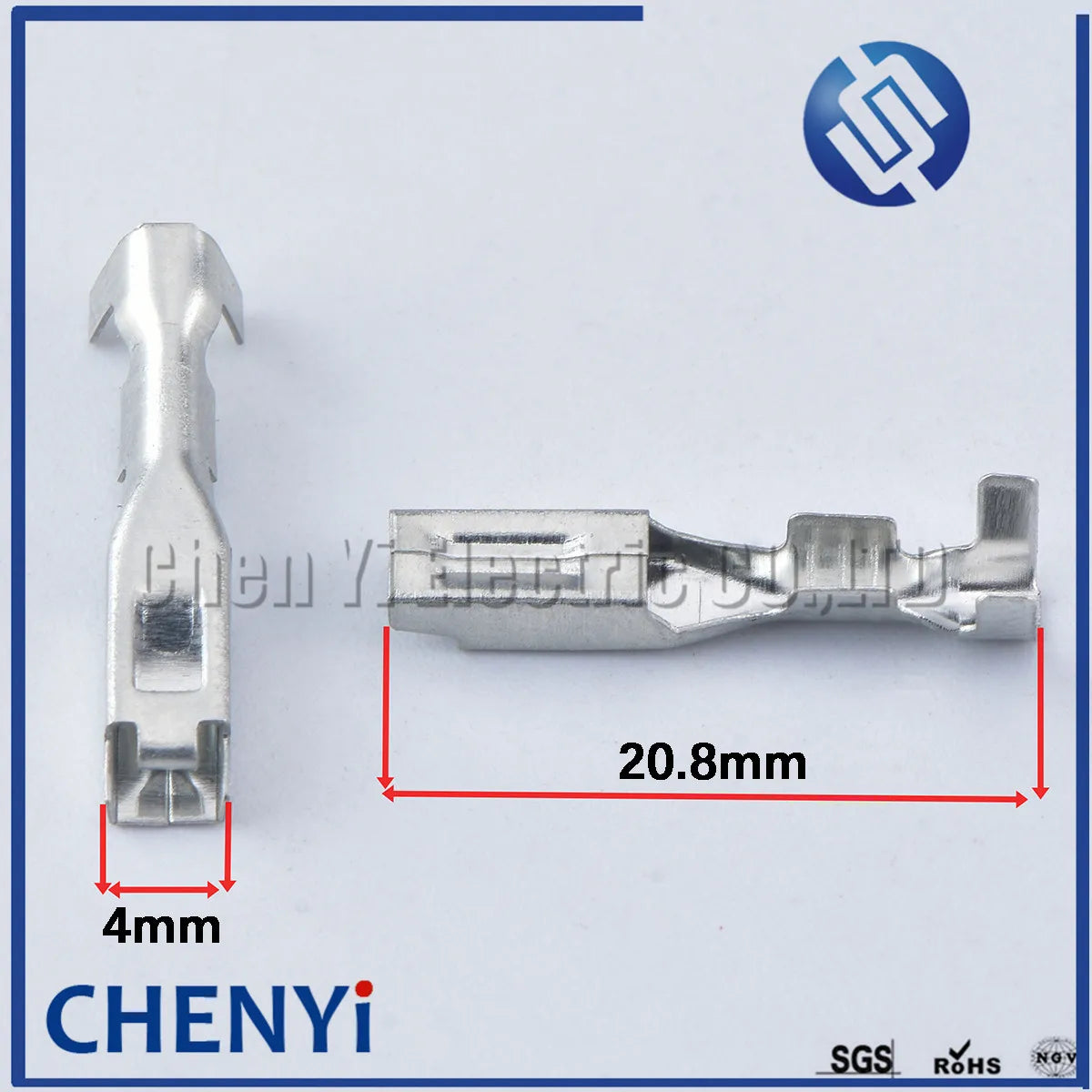 50 pcs auto wire terminal female male for elcetric connector G449 crimp loose pins loose terminals DJ626B-2.8×0.8B for 54201411