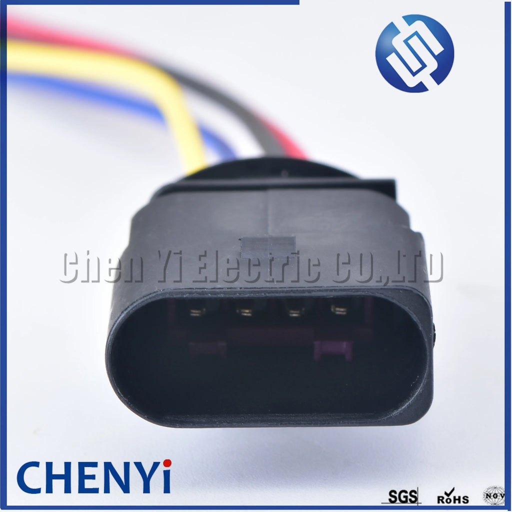 4 pin 1.5 series female automotive coil Extension adapter connector horn plug Air Inlet Pressure Sensor Plug 1J0973704 1J0973804