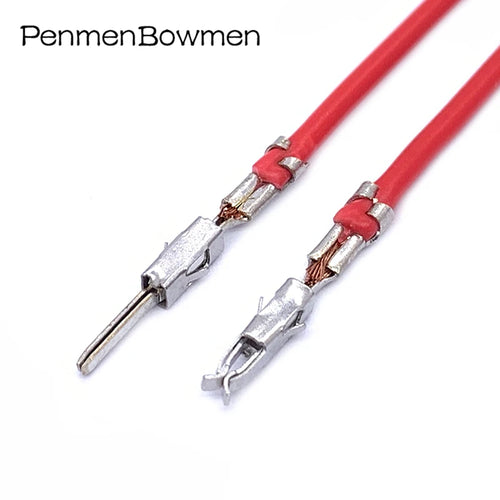 10 Pcs 1.5 mm Auto Crimp Terminal Wire Cold Crimp For License Plate Light Electrical Cable Terminals Connector 964261-2 969028-2