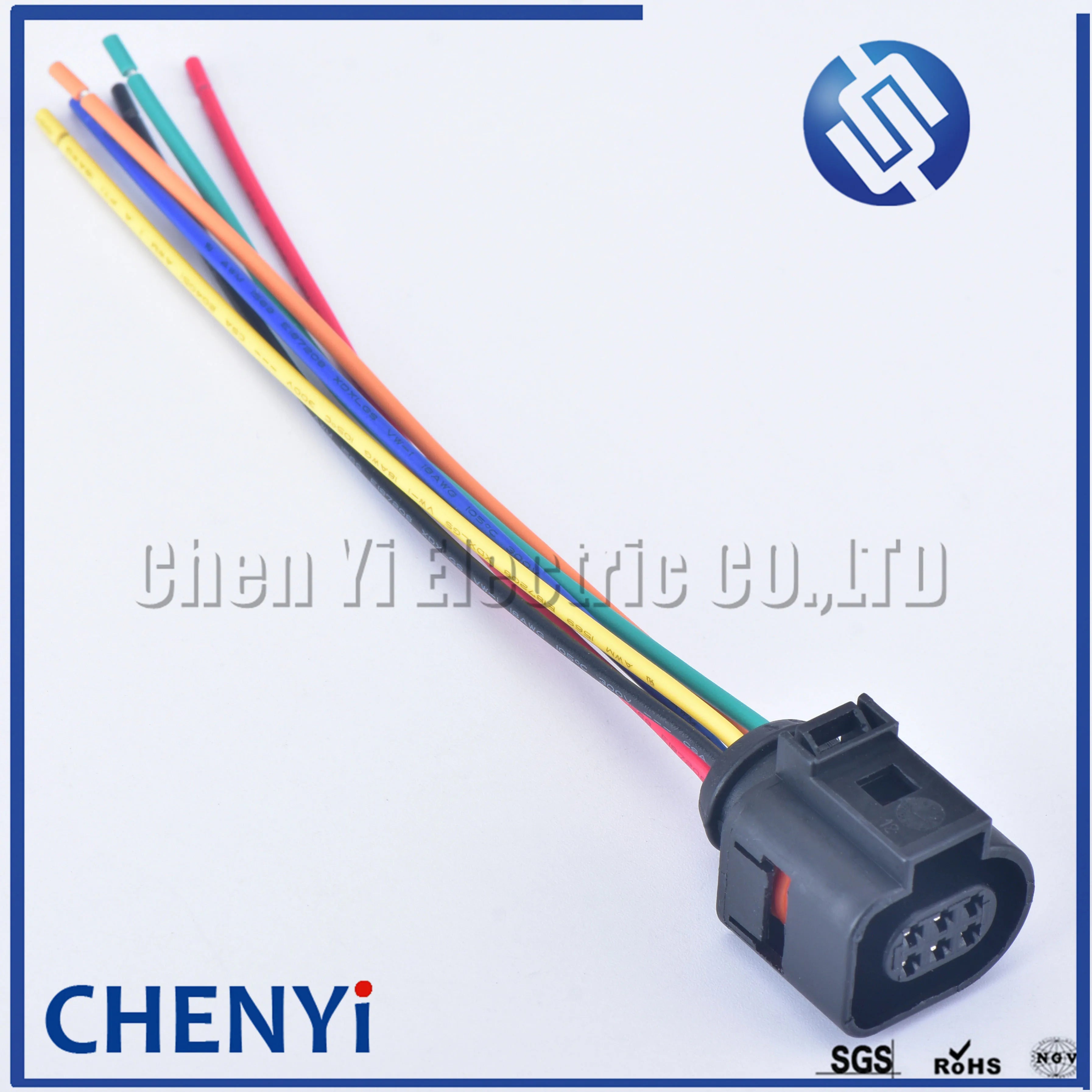 6 Pin 42121700 3B0973813 1J0973713 1.5mm Auto Temp sensor Reversing Radar Throttle Plug 1J0 973 713 with wires