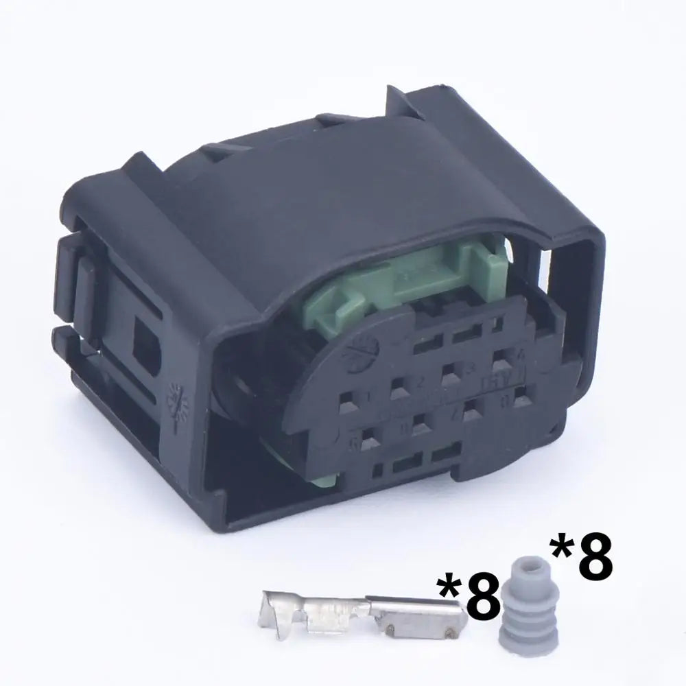 8 Pin 1-1534229-1 ACC Electric Eye Radar Sensor Plug Lane Change Assist Controller Connector 4F0972708 4F0 972 708
