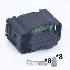 8 Pin 1-1534229-1 ACC Electric Eye Radar Sensor Plug Lane Change Assist Controller Connector 4F0972708 4F0 972 708