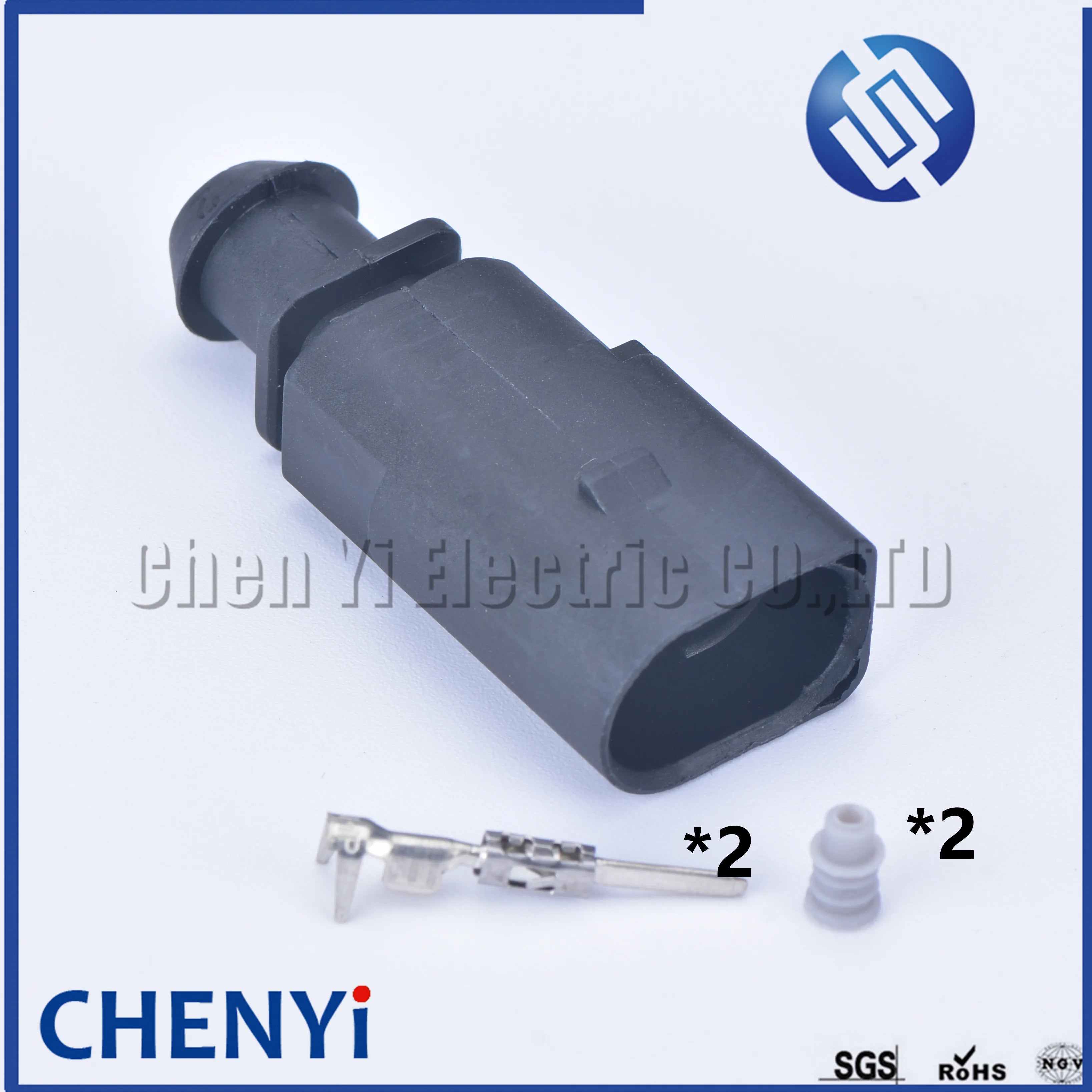 5 sets 2 Pin 1.5mm 1J0973802 1J0973702 male or female Auto Temp sensor plug deflation valve waterproof connectors 1J0 973 802