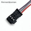 1 Set 3 Pin Car Stereo Speaker Tweeter Light Treble Electrical Cable Connectors Wire Harness Plug for BMW 1-968700-1 1C0973119B