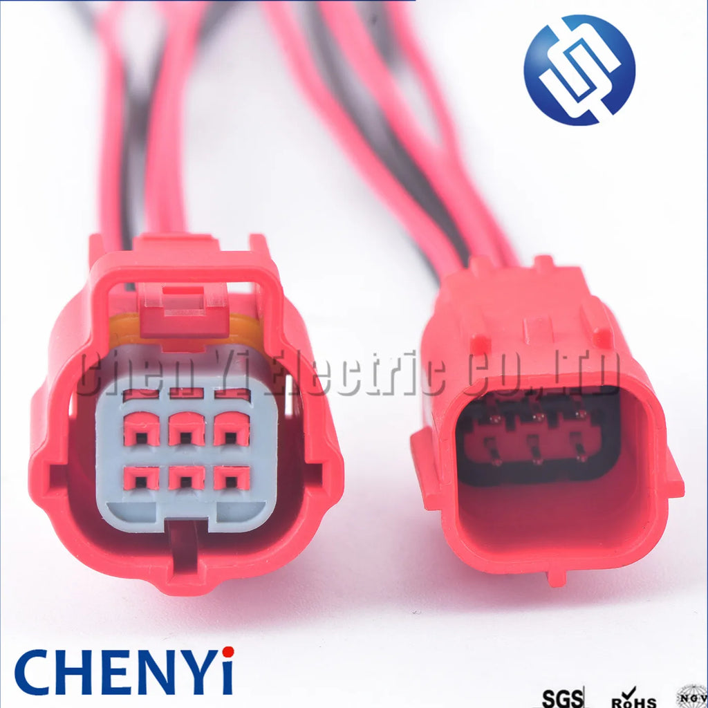 6 Pin Car OBD Diagnostic Plug Auto Universal Socket JST MWT Series OBDII Connection System Automotive Connector for Motorcycles