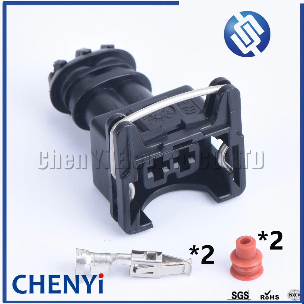 2 sets EFI 2 3 4 5 6 pin Fuel Injector Automotive waterproof connector EV1 282189-1 282191-1 282192-1 282193-1 282767-2