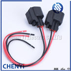 2 Pin auto waterproof connector USCAR EV6 EV14 Fuel Injector wiring Plugs Clips Pigtail Cut &splice Harness for Ford LS2 LS3 LS7