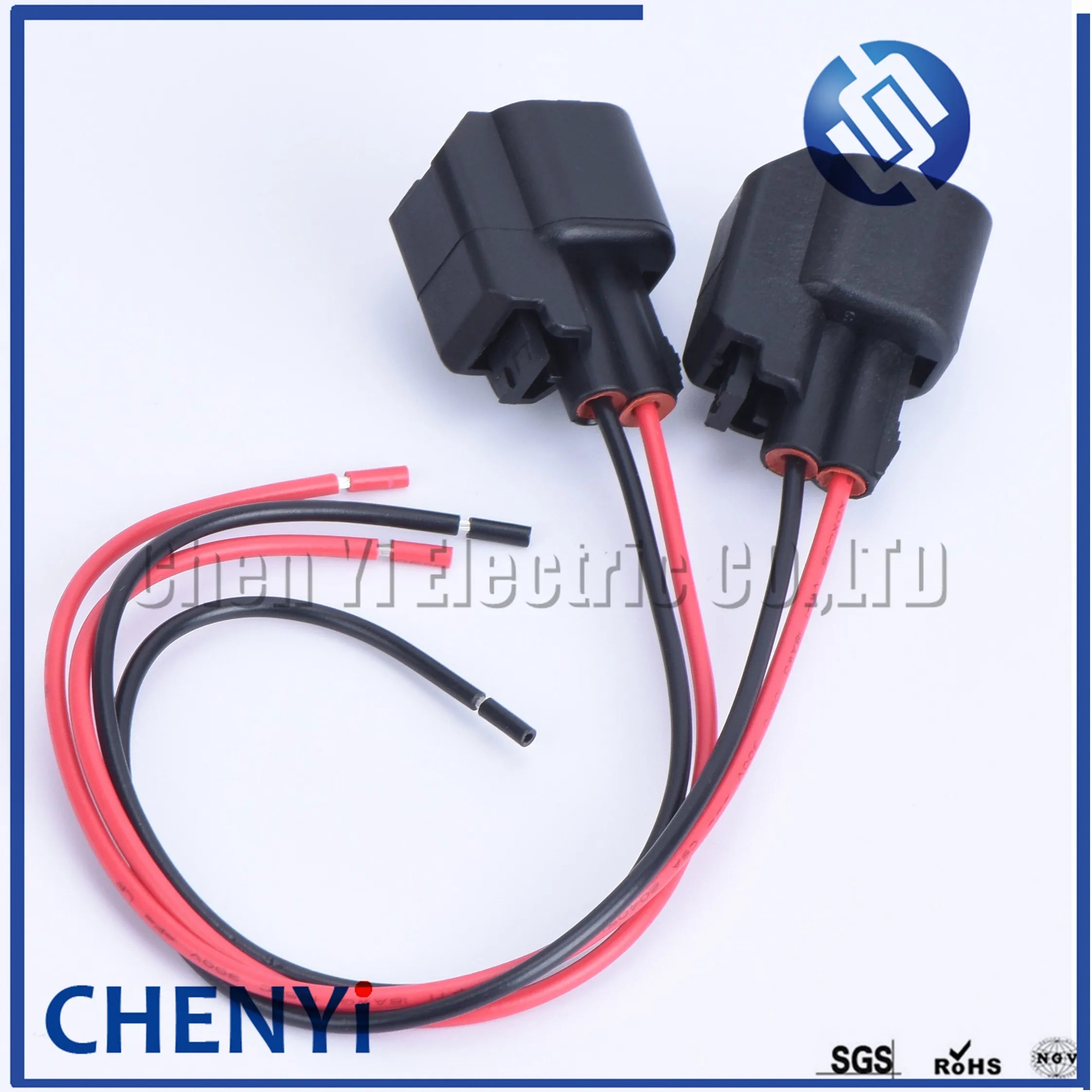 2 Pin auto waterproof connector USCAR EV6 EV14 Fuel Injector wiring Plugs Clips Pigtail Cut &splice Harness for Ford LS2 LS3 LS7