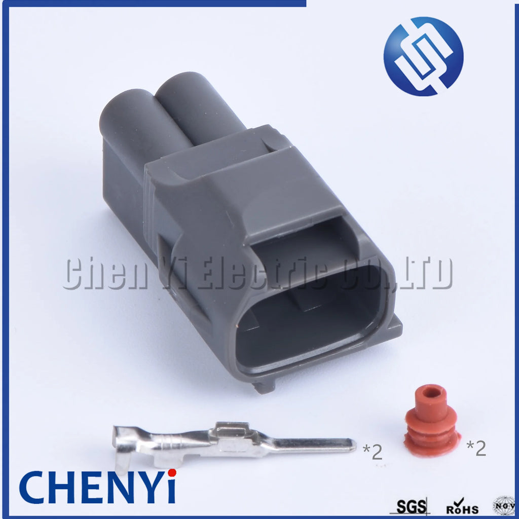 2 Sets 2 Pin 1JZ-GTE 2JZ-GTE Automotive Connector 90980-10947 Crankshaft position sensor plug 7283-7023-10 for Lexus Toyota