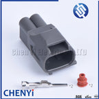 2 Sets 2 Pin 1JZ-GTE 2JZ-GTE Automotive Connector 90980-10947 Crankshaft position sensor plug 7283-7023-10 for Lexus Toyota