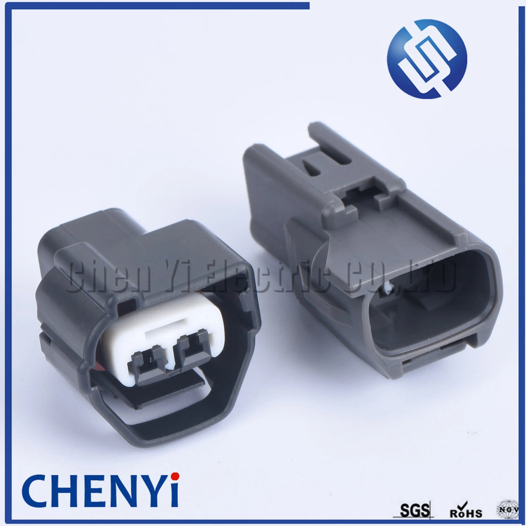2 Sets 2 Pin 1JZ-GTE 2JZ-GTE Automotive Connector 90980-10947 Crankshaft position sensor plug 7283-7023-10 for Lexus Toyota