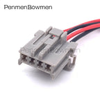 1 Set 4 Pin Auto HD Taillight Electrical Cable Connectors Female Male Wire Harness Plug 6098-0244 6098-0243