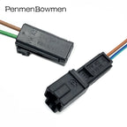 1 Set 2 Pin 4E0972575 Auto License Plate Light Plug Female Male Electronic Connector Wire Harness For 8W0971832