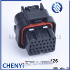 26 Pin 3-1437290-7 1473416-1 SUPERSEAL 3/4/5/6 slots electrical female or male Straight PCB wire to board connector ECU plug