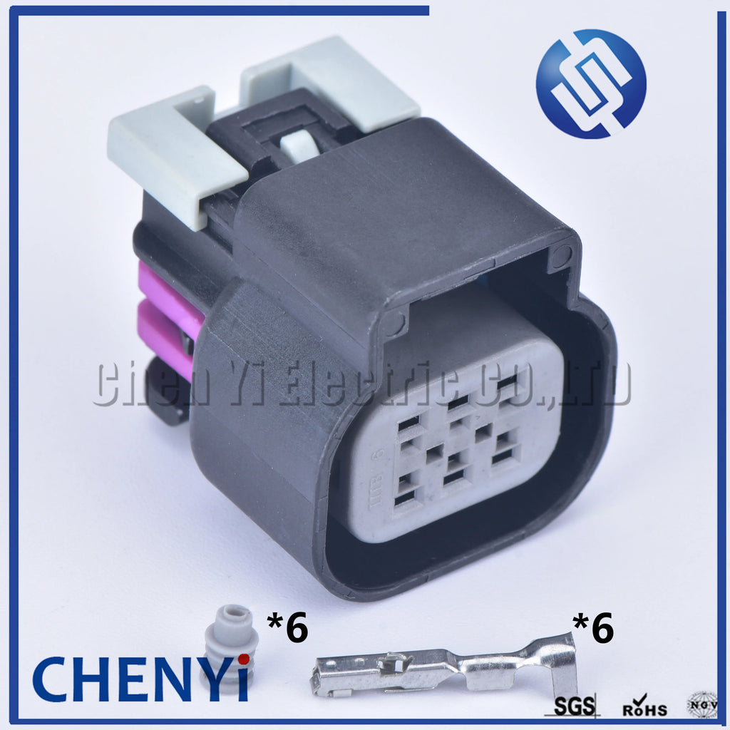 6 Pin Automotive Waterproof Connector Throttle Motor Drive wire harness Plug Socket 15355297 15418498 For BUICK Chevrolet