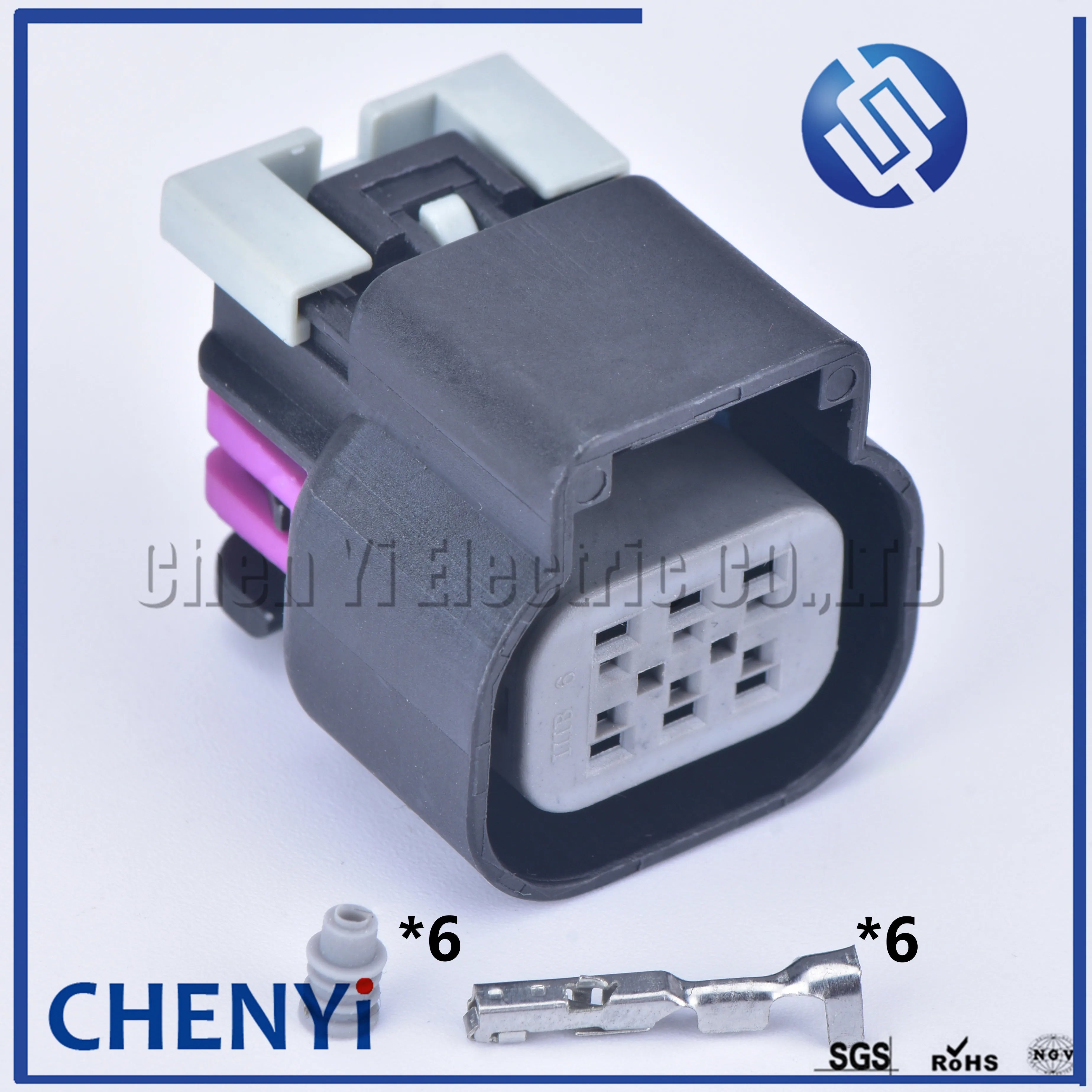 6 Pin Automotive Waterproof Connector Throttle Motor Drive wire harness Plug Socket 15355297 15418498 For BUICK Chevrolet