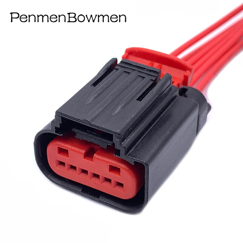 1 Set 6 Pin Auto Accelerator Pedal Waterproof Throttle Socket Sensor Connector Wiring Harness Plug 1438153-5 1-1419168-1