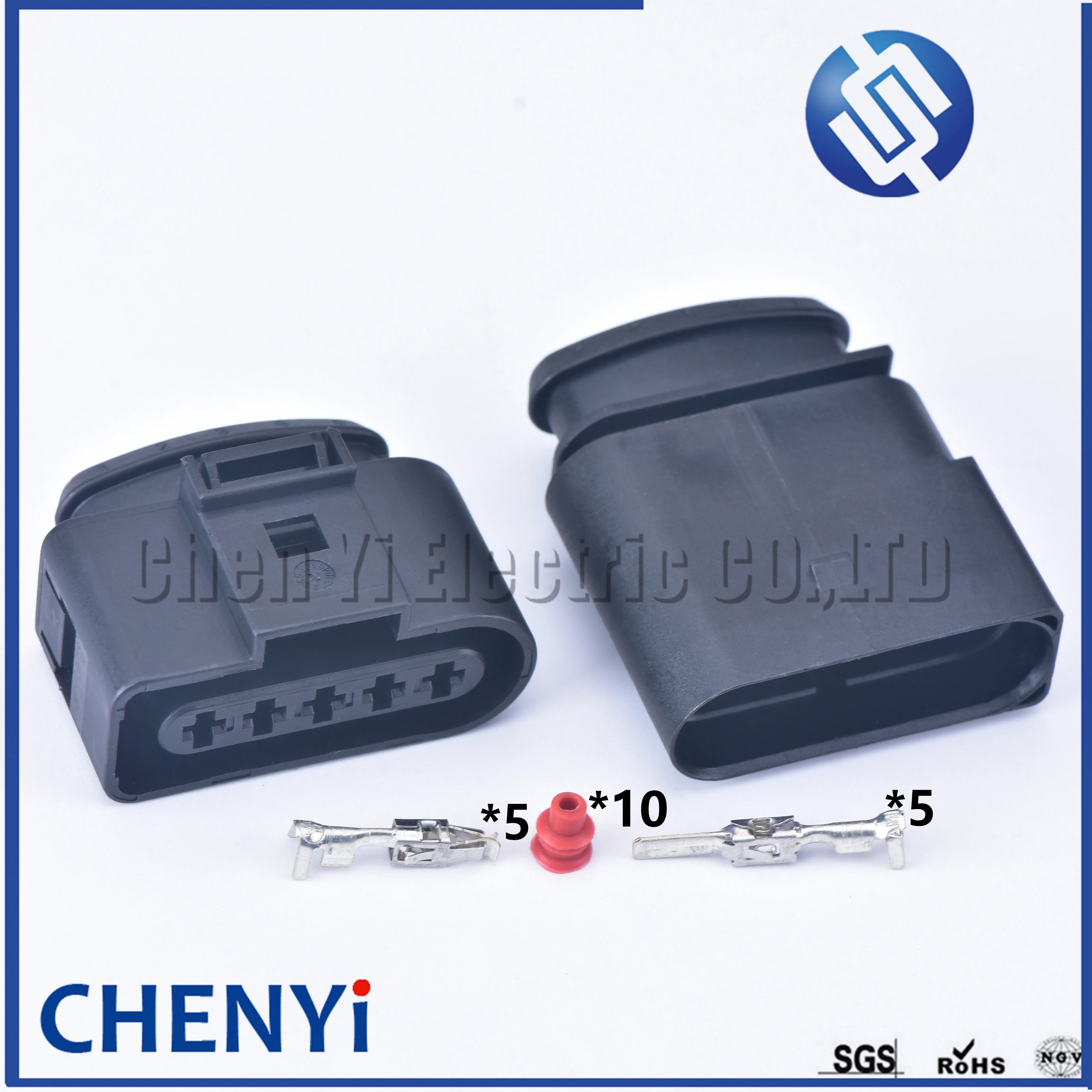 5 Pin Auto Ignition Coil Plug Sensor Connector Waterproof  Female or male Sockets 4D0973725 1J0973725 6X0973825