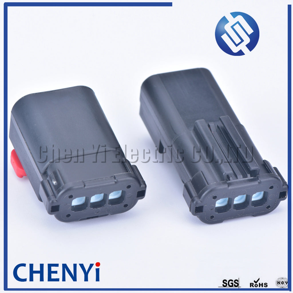 3 Pin 2.8mm 54200308 54200312 Oil pressure sensor plug Headlight Socket Waterproof Crankshaft Camshaft Position Sensor Connector