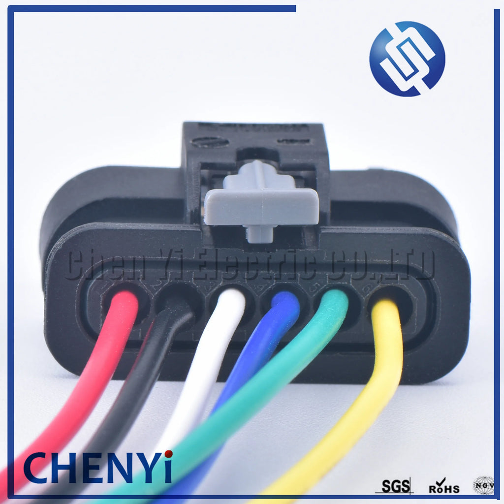 6 Pin Accelerator Throttle sensor connector Car Rear Tail Brake Lamp Waterproof harness plug 4F0 973 706 1-1718646-1 1-1718806-1