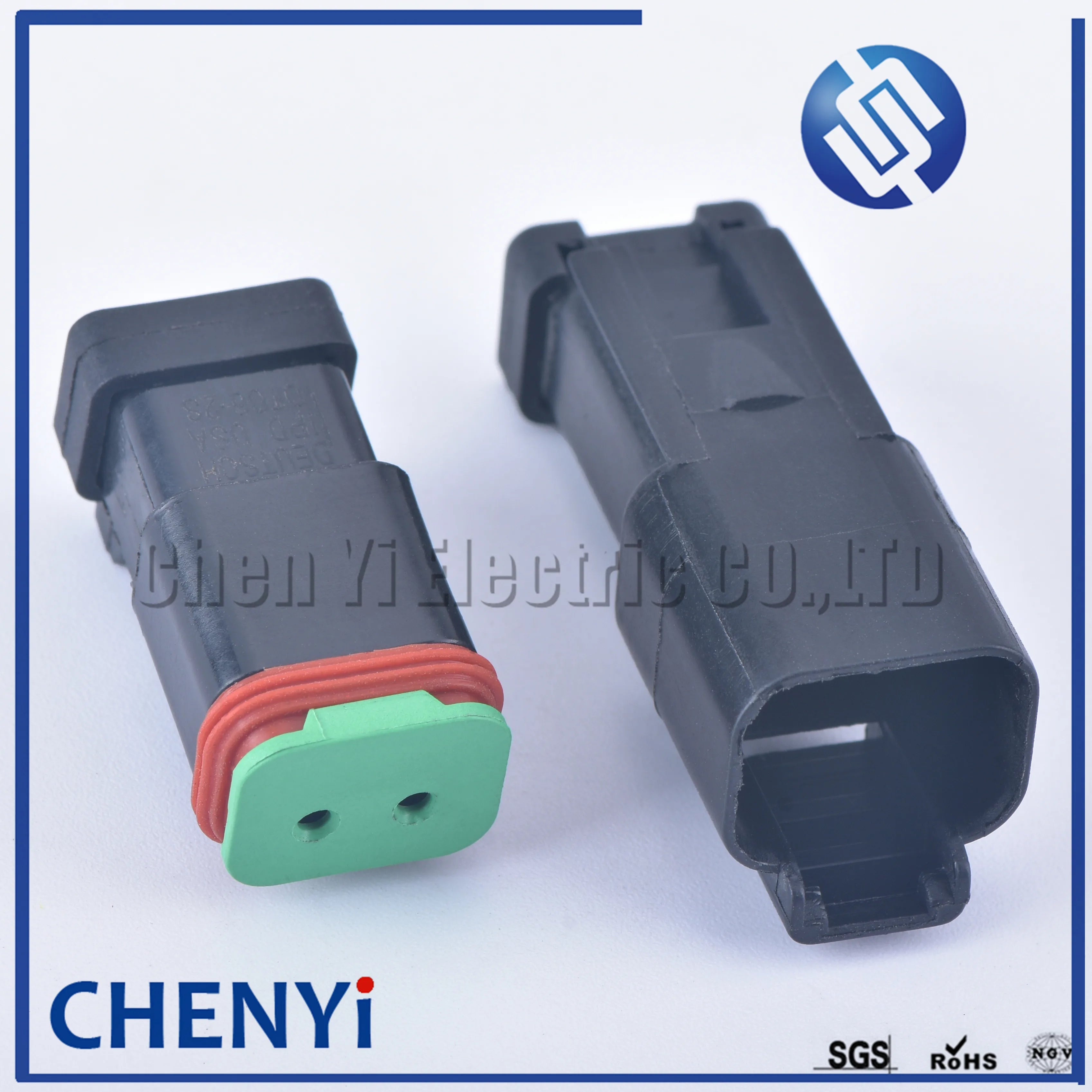 Black 2 Pin excavating machinery Heavy Industry Machinery headlight boom light Wire Harness Plug DT06-2S DT04-2P A B C D 4 types