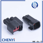 2 Set 2 Pin EV6 to EV1 car auto waterproof male or female fuel Injector Nozzle connector Plug Methanol Socket for Ford Chevrolet