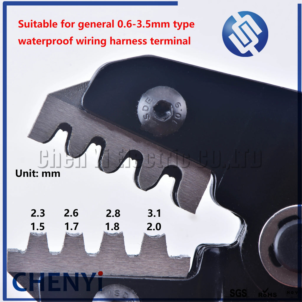 auto waterproof seal Pin Crimping pliers Cold-pressed Pin pliers crimping tools pliers for AWG24-18 wire Terminal Crimp