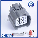 6 Pin auto Waterproof Connector female or male Oxygen Sensor plug For Honda Accord Fit Civic CRV Odyssey 6189-0133 6188-0175