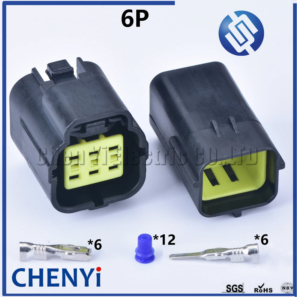 1/2/3/4/6/8/10/12/16 Pin Waterproof Connector Electrical Plug Car Auto Sealed Truck Harness Socket 174879-2 174877-2