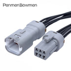 1 Set 6 Pin Car Door Handle Electrical Cable Connectors Waterproof Wire Harness Plug For Land Rover Volvo MG614130-4 MG644483-4