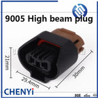 2 Pin Auto waterproof connector headlight Fog Lamp low beam high beam plug 9005 9006 HB3 HB4  Auto light socket 90980-11659