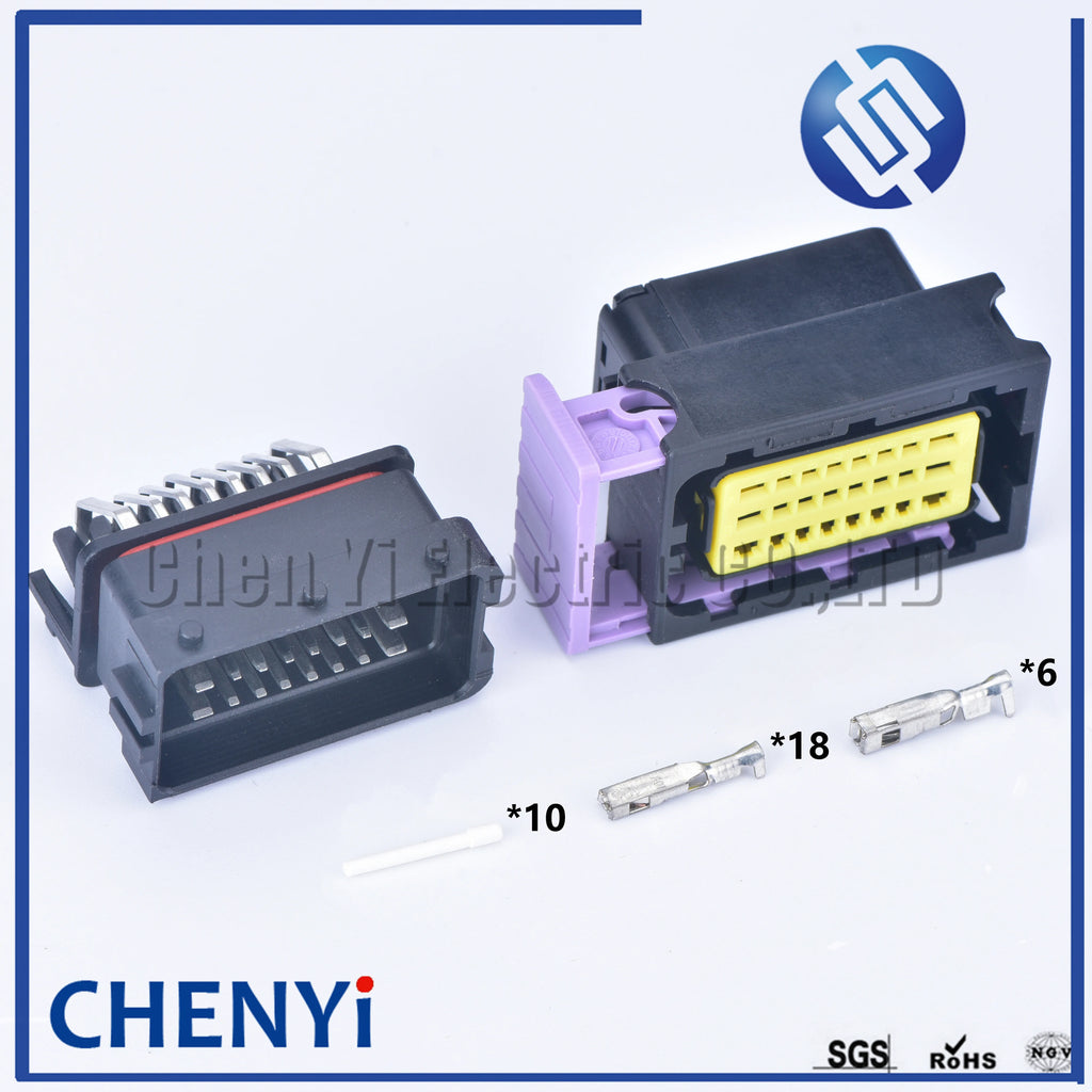 1 set ECU generator controller 24 Pin Aluminum box for 24p male female connector with connector and  211PC249S0005