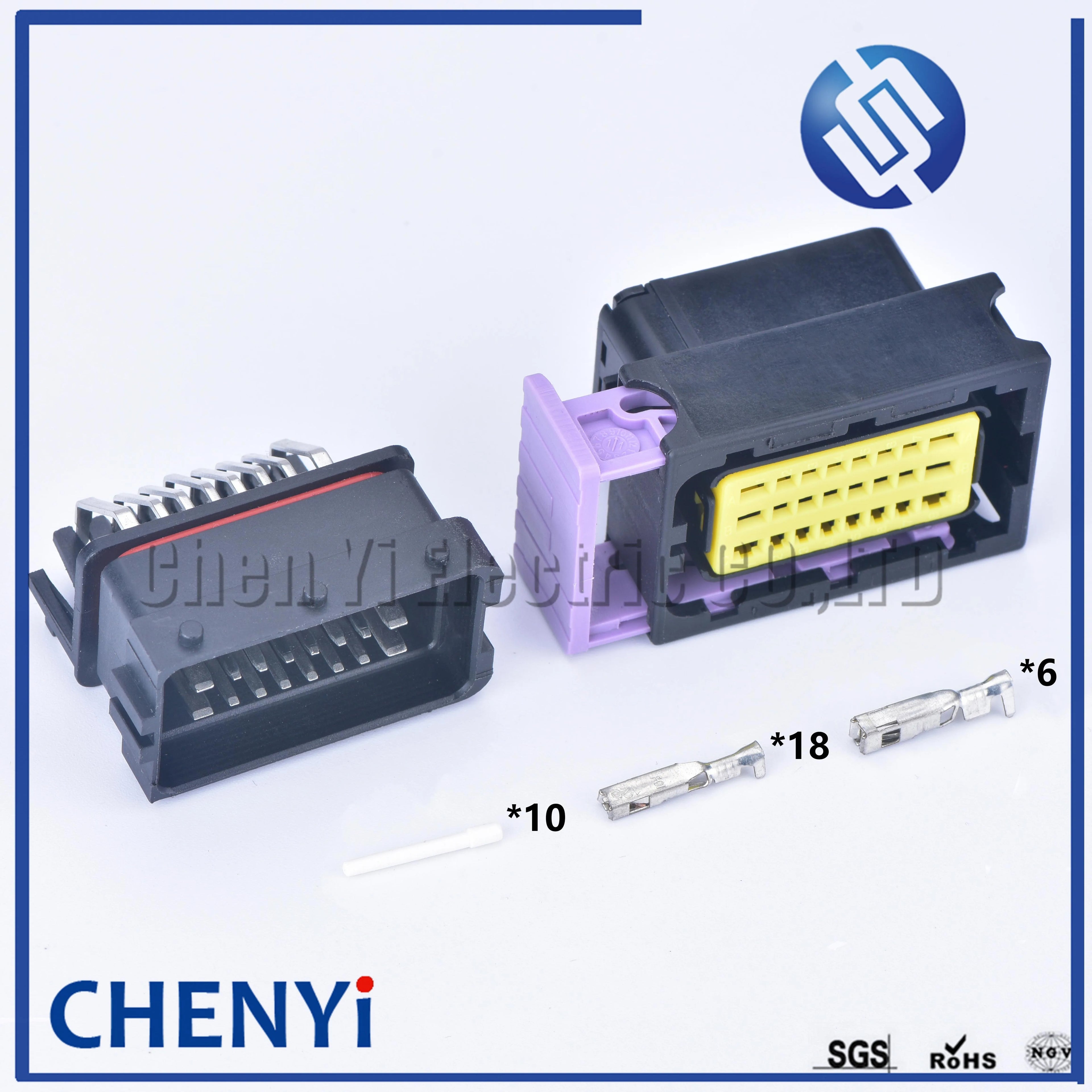 1 set ECU generator controller 24 Pin Aluminum box for 24p male female connector with connector and  211PC249S0005