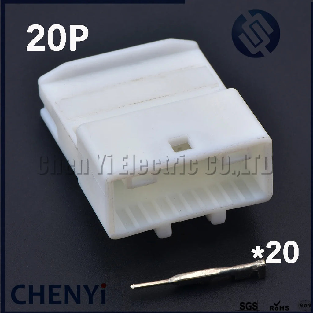 20 Pin Auto Car CD Player Wire Connector Audio vehicle central control Cable plug Socket 1473750-1 1473807-1 For Toyota Nissan