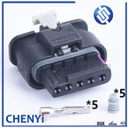 5 Pin 1-1718806-1 4F0 973 705 Female or Male Automotive Electric Connector Waterproof Air Flow Meter Sensor Plug 4F0973705
