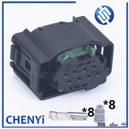 8 Pin 1-1534229-1 ACC Electric Eye Radar Sensor Plug Lane Change Assist Controller Connector 4F0972708 4F0 972 708