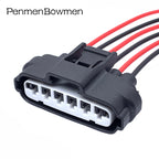 1 Set 6 Pin Auto Accelerator Pedal Throttle Electrical Cable Connectors Wire Harness Plug 90980-11858 for Toyota 7283-1968-30