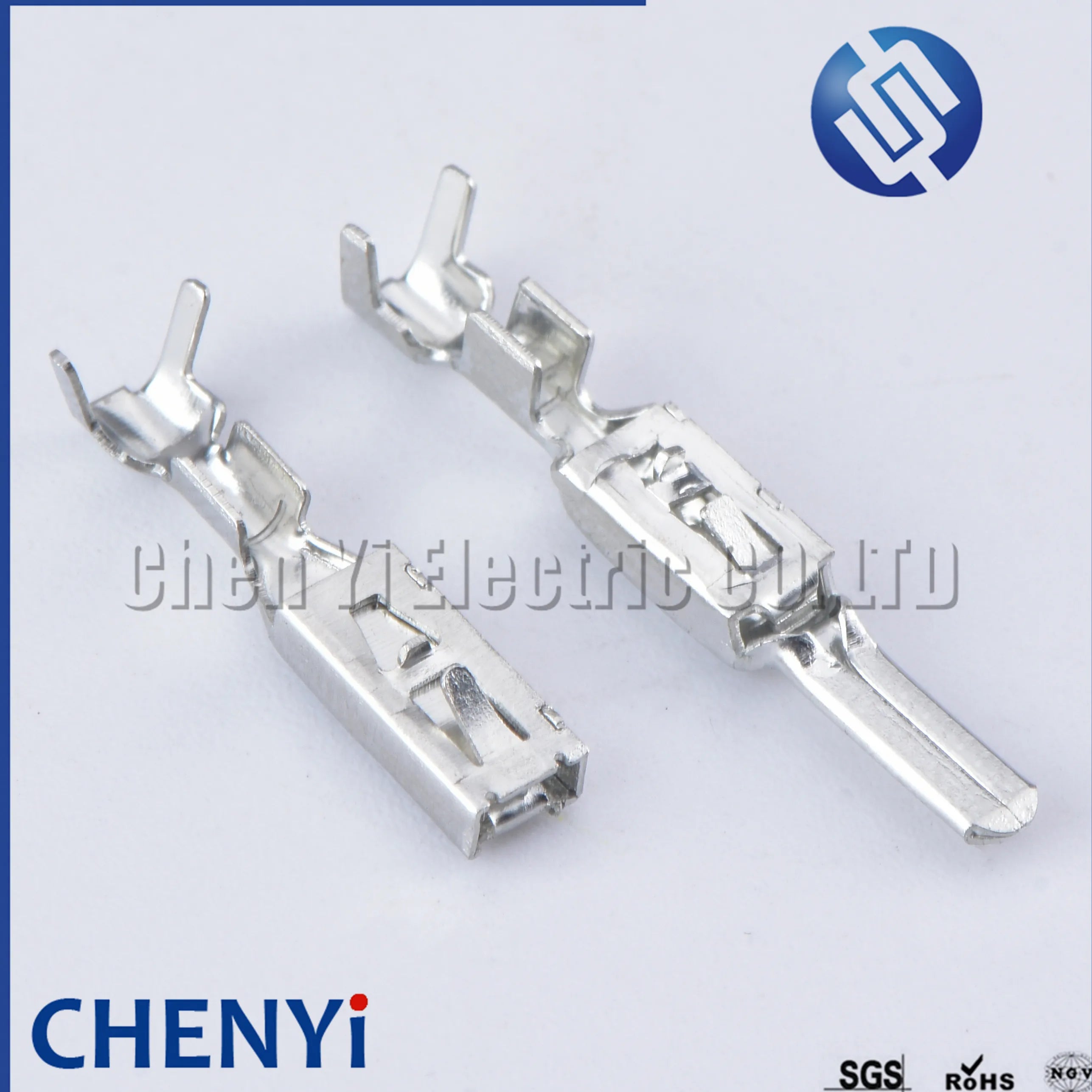 50 Pcs 2.8mm series pins H62 brass tinned Wiring copper terminals For Automotive connector DJ615A-2.8×0.8A 50290937 09441391