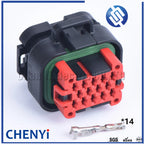 14 Pin male or female ECU Automotive waterproof connector harness plug PCB socket 770680-1 776273-1 776164-1 776262-1 776266-1