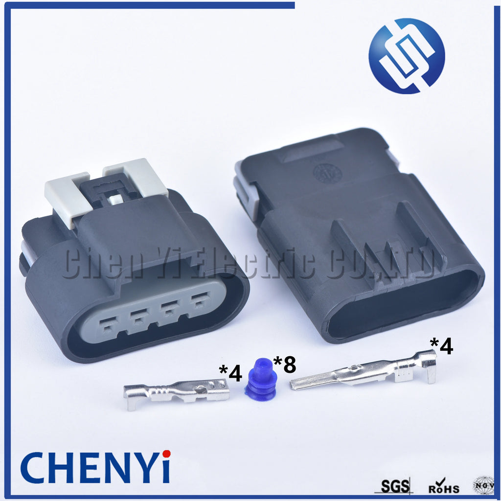 4 Pin male or female waterproof fuel electric pump auto connector 15326633 15326631 For Tahoe gas pump plug Buick GM