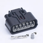 6 Pin auto waterproof connector Accelerator pedal plug crankshaft position sensor connectors 6188-0658 6189-1012 For Honda