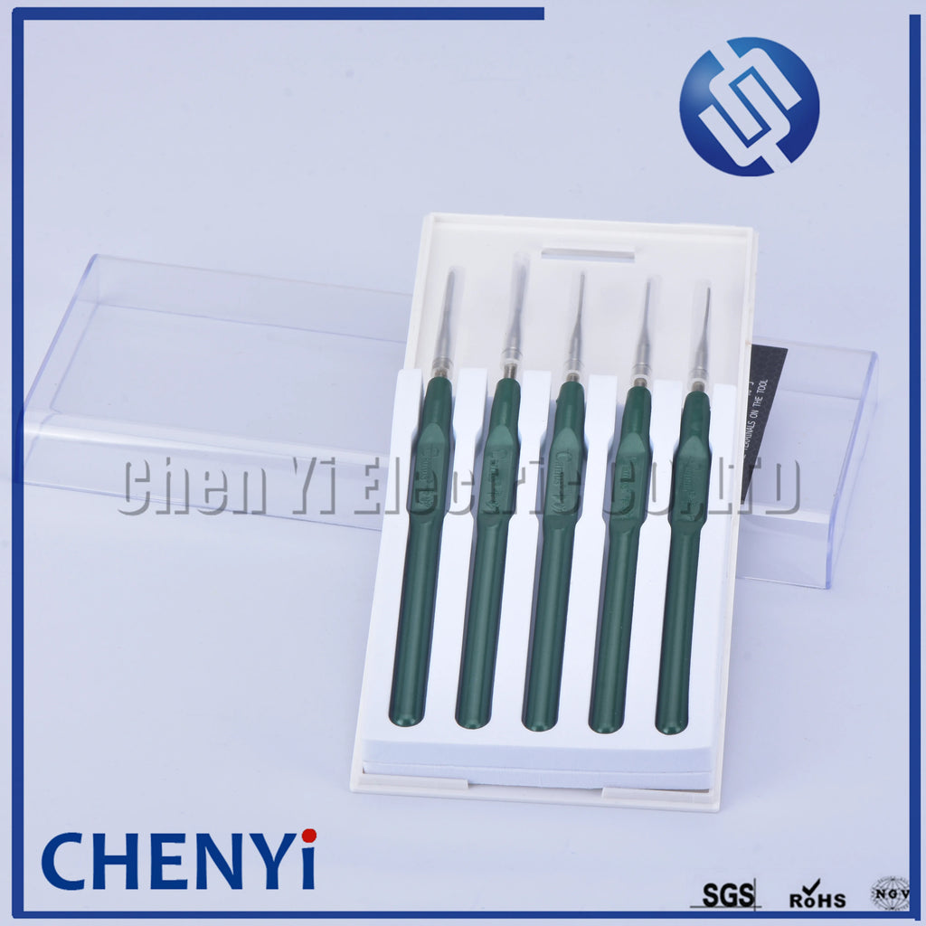 5 pcs Crimp Connector pins ejector Titanium steel alloy Tool Kit Suitable for wiring harness modification of most models