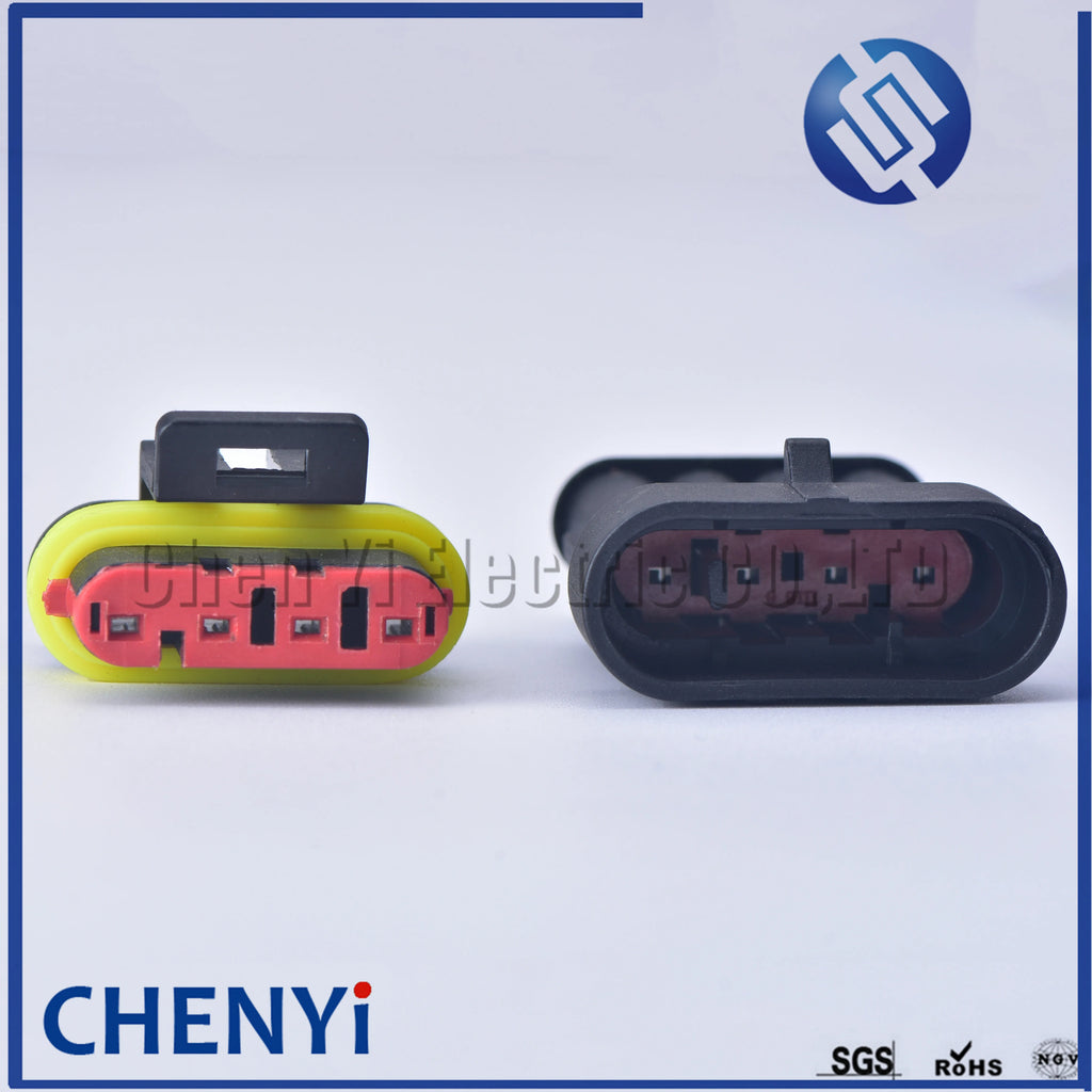 4 Pin way 1.5 series Female or Male 282088-1 Automotive Connector Sealed Waterproof Auto Wire harness plug 282106-1